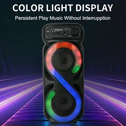 Портативна Bluetooth-колонка SING-E ZQS4270M з потужним звуком та акумулятором 20 Вт Чорний - мініатюра 3