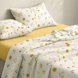 Наволочка Cosas Honey bloom фланелева 50х70 см жовта (Flannel_HoneyBloom_50x70) - мініатюра 5