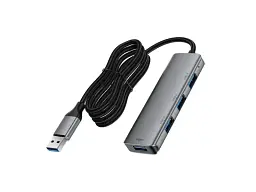 USB-хаб Acefast J17 4-in-1 Metal Gray (6974316285922) - мініатюра 2
