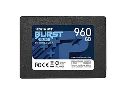 SSD-накопичувач Patriot Burst Elite 960 GB (PBE960GS25SSDR)