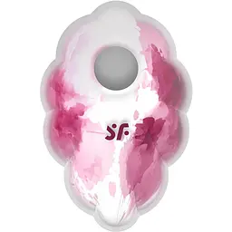 Вакуумний стимулятор з вібрацією Satisfyer Cloud Dancer Red