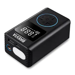 Компресор портативний Brevia 3в1 10Атм 19л/хв 4000mAh з LED-ліхтарем та автостопом + PowerBank(25110PTI) - мініатюра 5