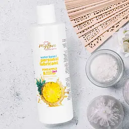 Лубрикант MyLove Aroma Series IntimMassage 2in1 Pineapple, 300 мл - мініатюра 4
