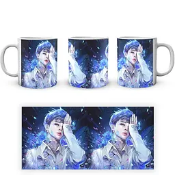 Кухоль GeekLand Bangtan Boys Пак Чимін Малюнки Метелики BTS CP 04.463.609 330 мл білий - мініатюра 3