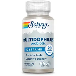 Пробіотики і пребіотики Solaray Multidophilus 12 20 Billion CFU, 50 вегакапсул