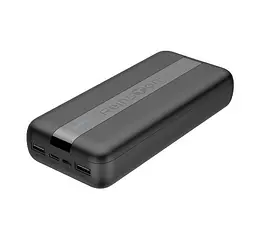 Зовнішній акумулятор Power Bank Reinston EPB027 20000mah Black - мініатюра 2