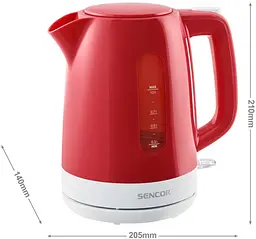 Електрочайник Sencor SWK 1024RD (7135798) - мініатюра 8