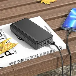Портативна батарея Hoco J91A 20000 mAh Black - мініатюра 4