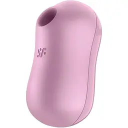 Вакуумний стимулятор із вібрацією Satisfyer Cotton Candy Фіолетовий