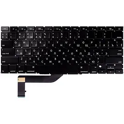 Клавіатура для ноутбука APPLE MacBook Pro Retina 15" 1398 чорний, без фрейму (KB310721)