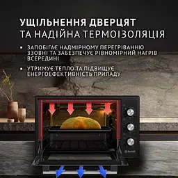 Електрична піч Perfelli Sierra 37 Black - мініатюра 3