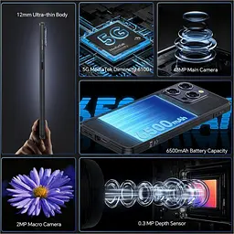 Смартфон Oulitel WP52 4/256GB Black - мініатюра 5