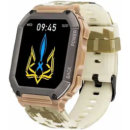 Смарт-годинник Gelius Pro Tactical Navy GP-SW007 IP68 military (Global) - мініатюра 2