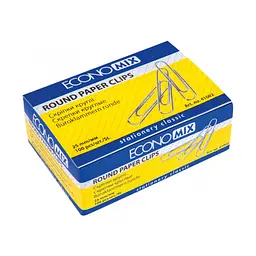 Скріпки канцелярські Economix 25 мм кругла, 100шт (E41002)