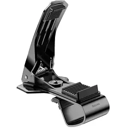 Автомобільний утримувач холдер Baseus Mouth Car Mount SUDZ-01 Black - мініатюра 2