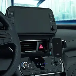 Автомобільний тримач із бездротовою зарядкою Proove Triple Clamp 15W чорний - мініатюра 4