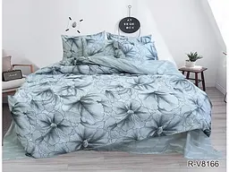 Комплект постільної білизни з компаньйоном (R-V8166) Євро TAG tekstil pbe0036851 - мініатюра 2