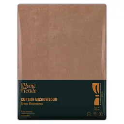 Штора Ardesto 150х270см, мікровелюр, 100% поліестер, шоколад (ART1010CH) - мініатюра 6