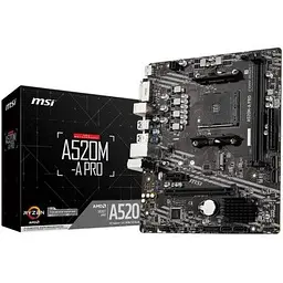 Материнська плата MSI (A520M-A PRO) - мініатюра 2