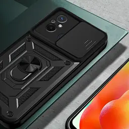 Панель BeCover Military для Xiaomi Redmi 12C Black (709165) - мініатюра 3