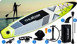 Надувна дошка SUP THUNDER VELA 320 см з веслом - мініатюра 8