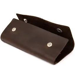 Шкіряна ключниця GRANDE PELLE 5х11,2 см acs0018673 - мініатюра 5
