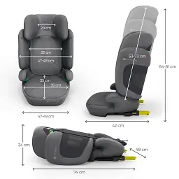 Автокрісло Kinderkraft Xpand 2 PRO i-Size Grey (KCXPPR02GRY0000) - мініатюра 4