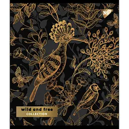 Набір зошитів Yes Wild and free Pantone Gold А5 в клітинку 48 аркушів 5 шт. (766875) - мініатюра 4
