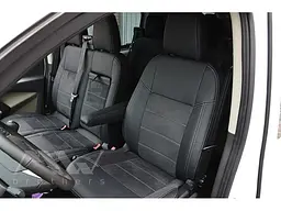 Авточохли модельні MW Brothers для Ford Transit Custom (1+2) c 2012-2023 Серія Leather Style - мініатюра 4