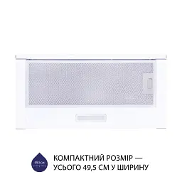 Витяжка телескопічна Minola HTL 5614 WH 1000 LED - мініатюра 3