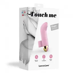 Вибратор Love To Love Touch Me Rose Перезаряжаемый на палец, 8, 6х5,3 см розовый - миниатюра 4