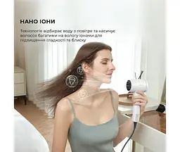Фен Xiaomi Jimmy F7 із сенсорним екраном білий - мініатюра 5