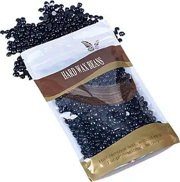 Гарячий плівковий віск у гранулах Hard Wax Beans Black 1000 г — професійний віск для депіляції без смужок - мініатюра 2