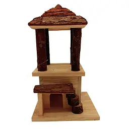 Дерев'яний будинок для гризунів Croci Peter 15 x 25 x 16 см