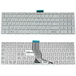 Клавіатура для ноутбука HP (250 G6 255 G6 series) rus сріблястий без фрейма
