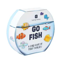 Настільна карткова гра Talking Tables Go Fish сімейна гра про морських мешканців англійська версія 40 карток від 5 років (SKU-213)
