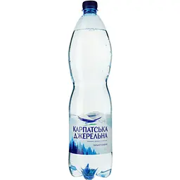 Упаковка мінеральної води Карпатська Джерельна сильногазована 9 л (1.5 л х 6 шт.) - мініатюра 2