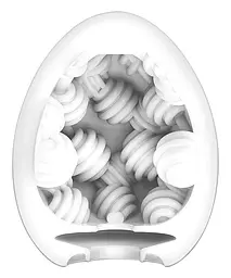 Мастурбатор яйце Tenga Egg New Standard Sphere білий - мініатюра 2