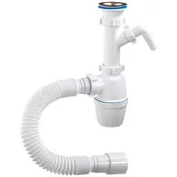 Сифон WATERSTAL 1 1/2 40 з одним відв.,з гнучкою трубою А 40059