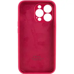 Чохол Silicone Case Full Camera Protective AA для Apple iPhone 12 Pro Max 6.7" Червоний / Rose Red - мініатюра 2
