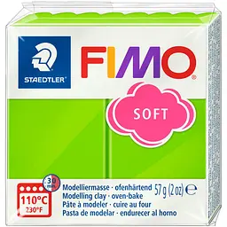 Полімерна глина Fimo Soft, 57 г., Зелене яблуко, (8020-50)
