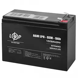 Акумулятор LogicPower LP 6-DZM-9 Ah AGM - мініатюра 3