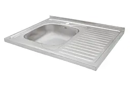 Кухонна мийка Kroner KRP Dekor - 6080L (0,6 мм) (CV022814) - мініатюра 2