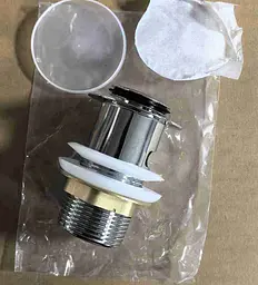 Донний клапан для раковини Zerix BV-05 з переливом автоматичний Click-Clack 1 1/4″ ZX6022 - мініатюра 12