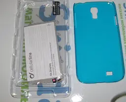 Накладка чохол бампер Samsung i9500 Galaxy S4 панель (Блакитна) - мініатюра 5