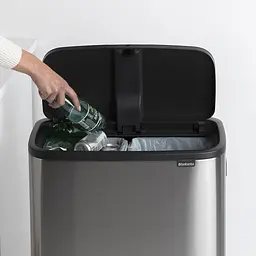 Бак для сміття Brabantia Bo Touch Bin Hi матовий сталевий 2x30 л (130649) - мініатюра 7