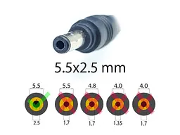Блок живлення для Asus Lamborghini VX7SX (19.5V 7.7A 150W (5.5x2.5)) - мініатюра 2