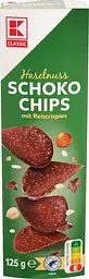 Шоколадні чіпси з фундуком K-CLASSIC Schoko-Chips Nuss 125g