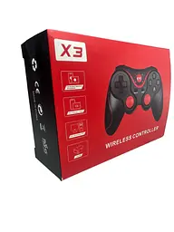 Геймпад-джойстик бездротової Bluetooth X3 PC/Android/iOS Black - мініатюра 4