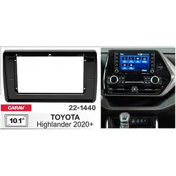Перехідна рамка Toyota Highlander Carav 22-1440 - мініатюра 2